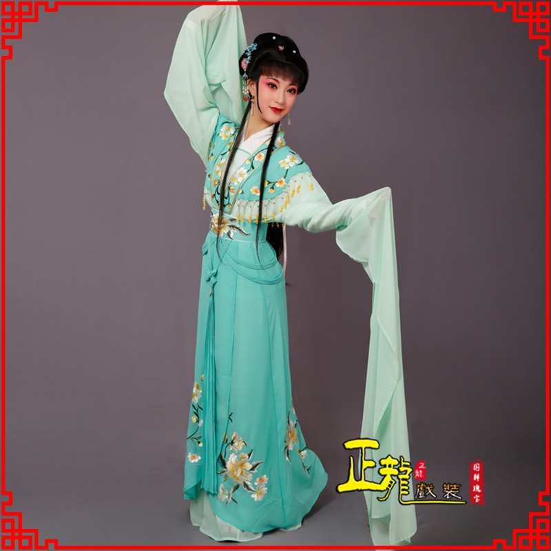深圳青衣水袖戏服演出服 云肩花旦衣